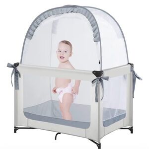 Runnzer crib net for pack n play or crib.